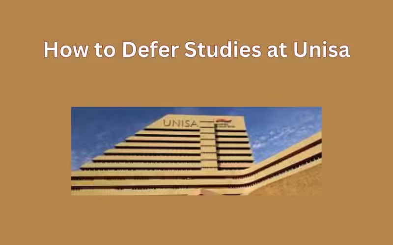 How to Defer Studies at Unisa