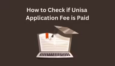 How to Check if Unisa Application Fee is Paid